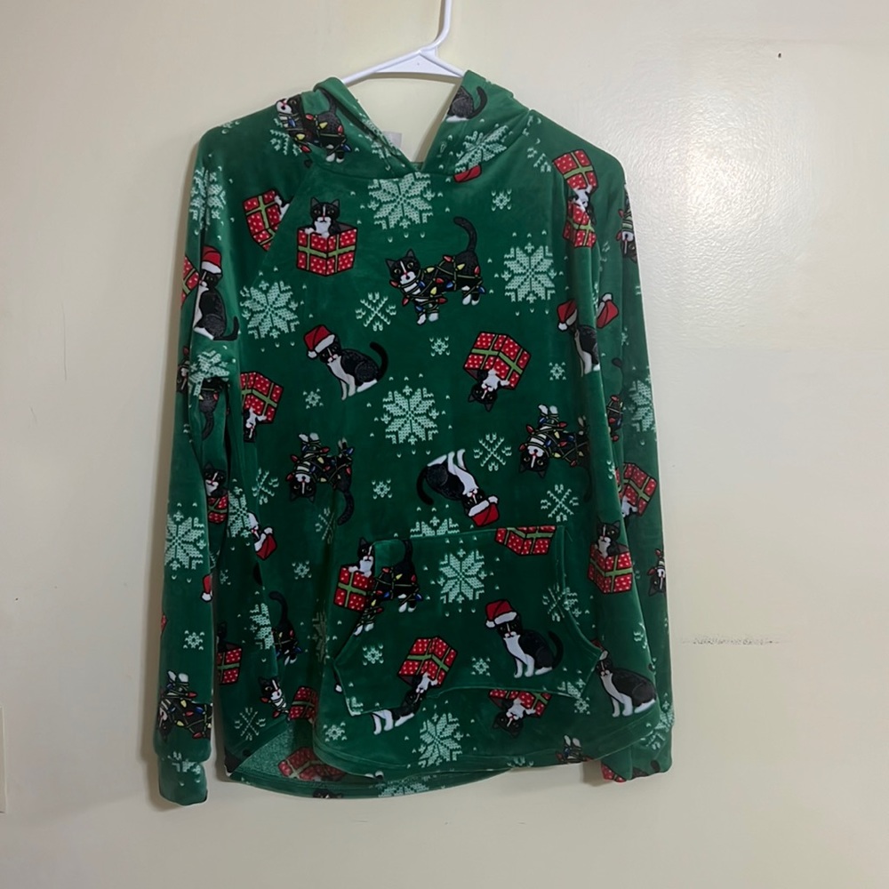 Cat Christmas hoodie